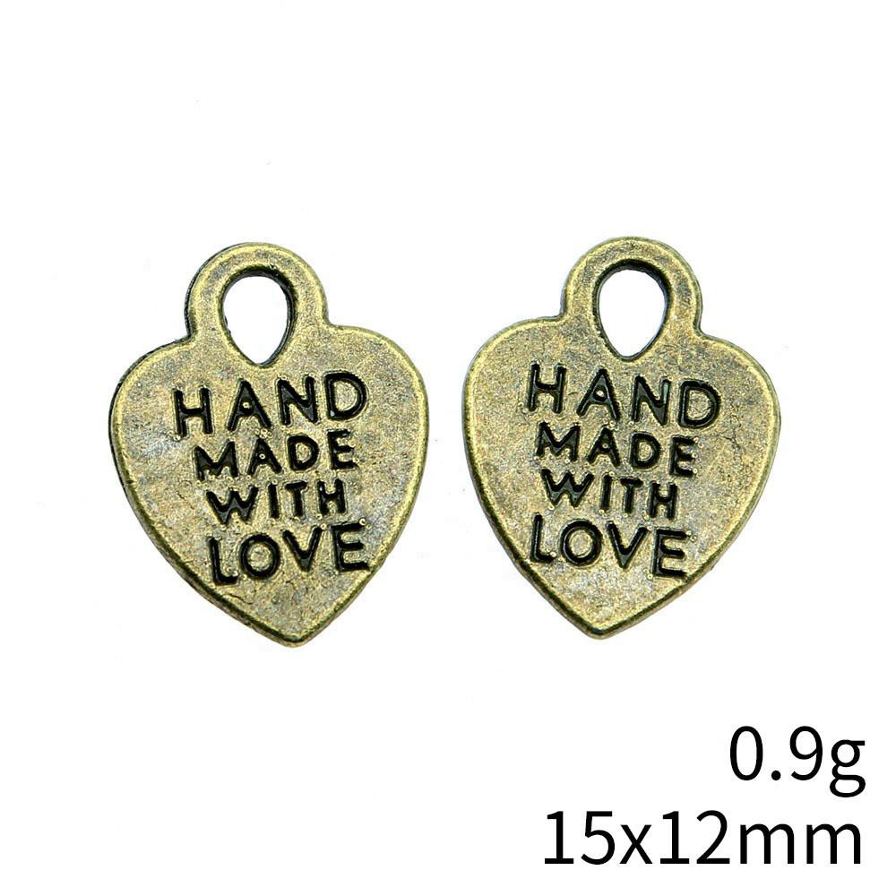 Valentine's Day Charm Phone Love Heart Tags Best Friends Charms Pendant Art Supplies Craft Pendants