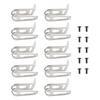 For Tool Storage Belt Clip Hooks 10 Piece Belt Hook Set Workshop Tools 5*2.5cm Complete Package Heavy Use Resistance