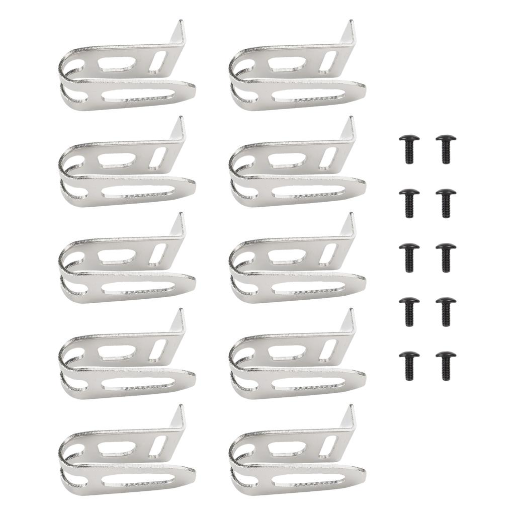For Tool Storage Belt Clip Hooks 10 Piece Belt Hook Set Workshop Tools 5*2.5cm Complete Package Heavy Use Resistance