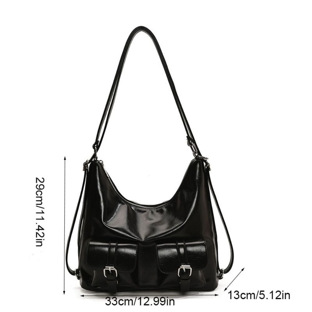 Large Capacity Multiple Pockets Backpacks Solid Color Women's Backpack  Ladies/Girls
