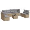 VidaXL Garden Lounge Set with Cushions 9 Pcs, Sofas with Adjustable Feet, Outdoor Furniture Set Patio Terrace, 3249298