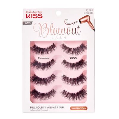Sztuczne rzęsy na pasku Pompadour Multi x4 Kiss