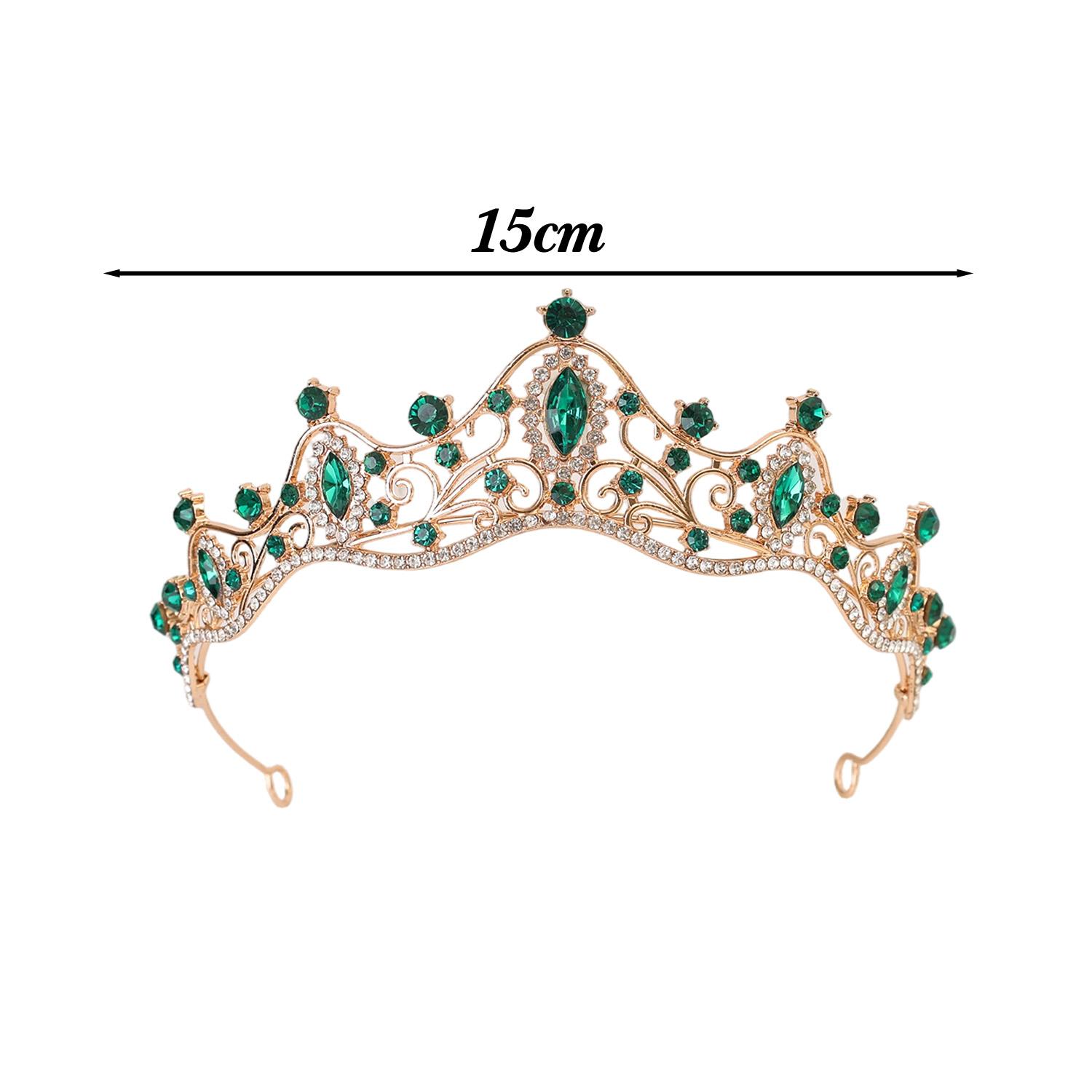 

2026 New Bridal Crown Headwear Water Diamond Sweet Crown Hair Accessories Wedding Dress Princess Birthday Hair Accessories