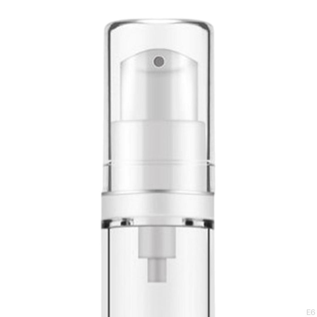 5 Pack Clear Pump Dispensers for Liquids, Refillable Containers Hair Oil And Lotion