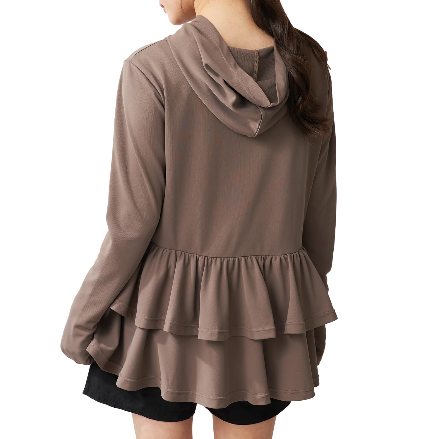 

Rash Back Frill Over UV Brown Размер Размер L Женский защитный спортивный костюм, Худи, Амфибийный, 95% защита, Влагоотводящий, Быстросохнущий, Бежевый, 314061,