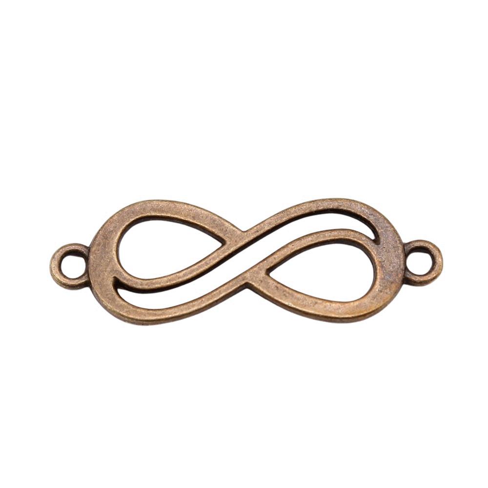Infinity Connectors Heart Bracelets Charms Lightning Romantic Jewelry Findings