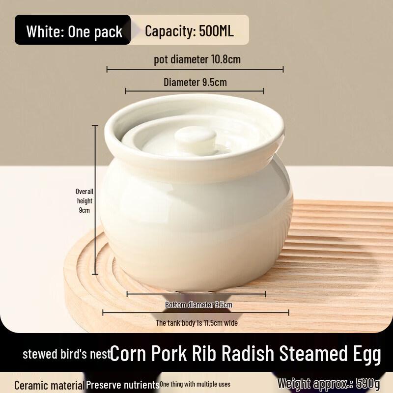 Versatile Ceramic Steam Stew Pot