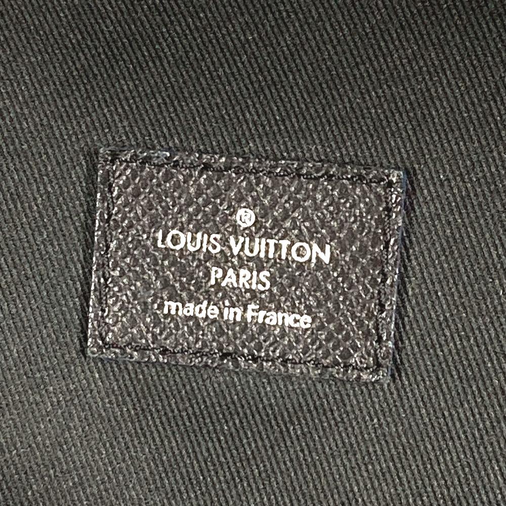 Louis Vuitton M32734 Taiga Anton Bum Bag Bicolor Backpack Black/blue