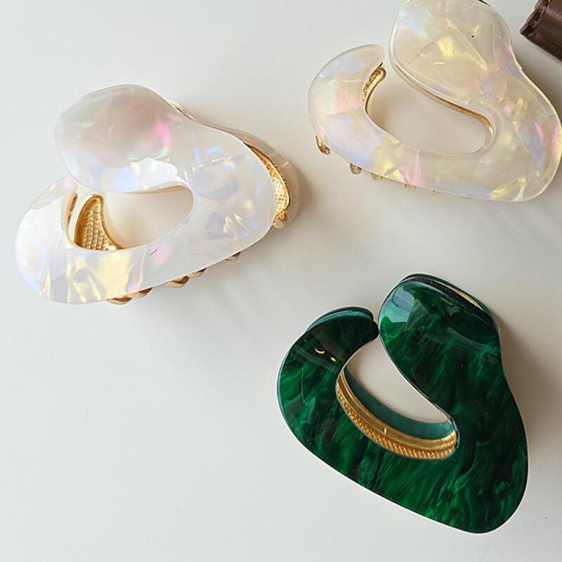 Women s Feminine Aurora White Hair Clip A29625_Lemon White