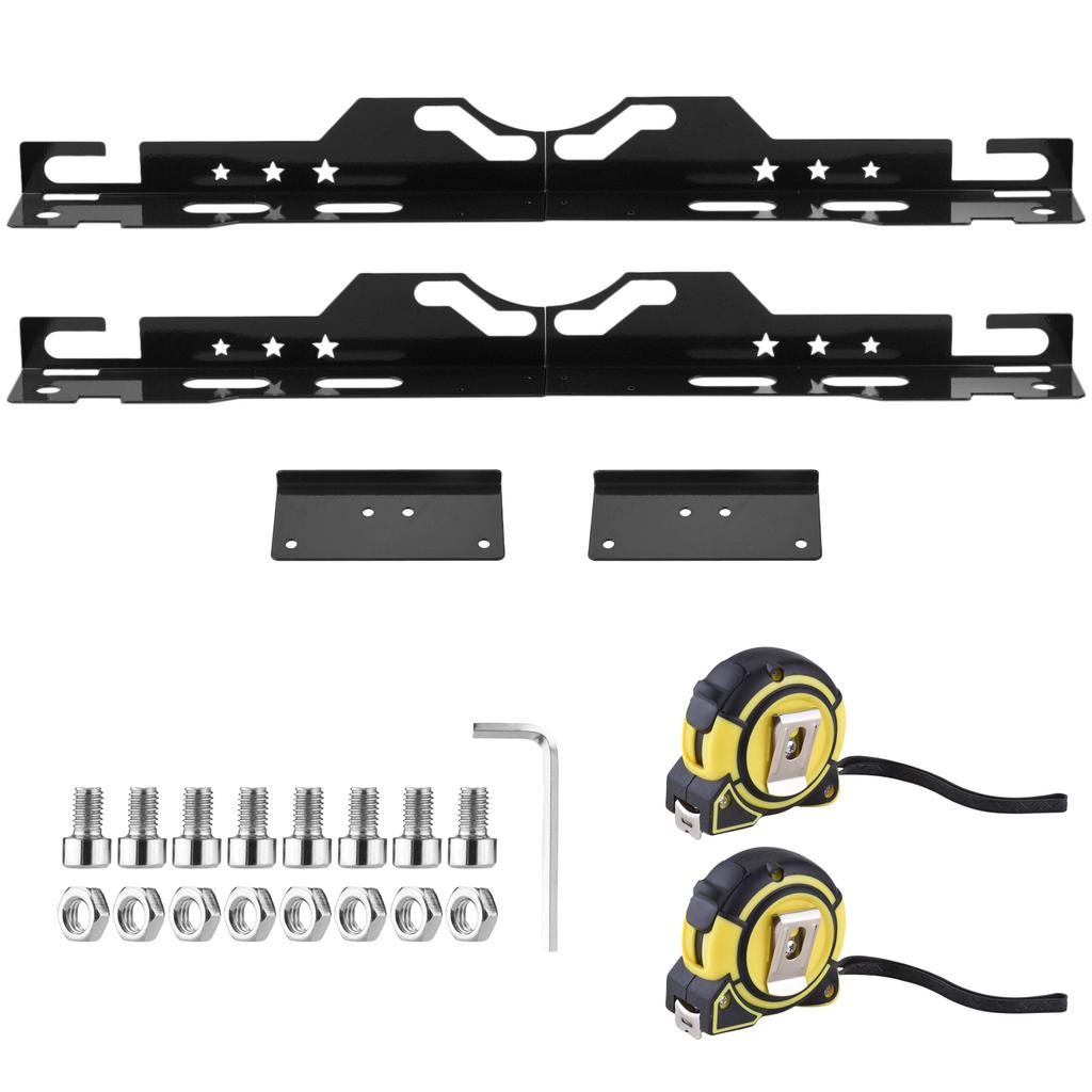 Wheel Alignment Tools with 2 Measuring Tapes, Automotive Toe Alignment for Home Use, Stainless Steel Car Alignment Tool