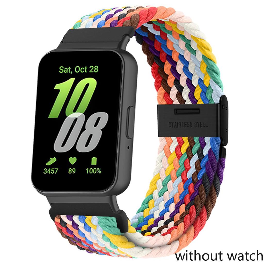 Braided Bands for Samsung Galaxy Fit 3 Sports Strap Adjustable Replacement Correa Nylon Bracelet for Samsung Galaxy Fit3 Band