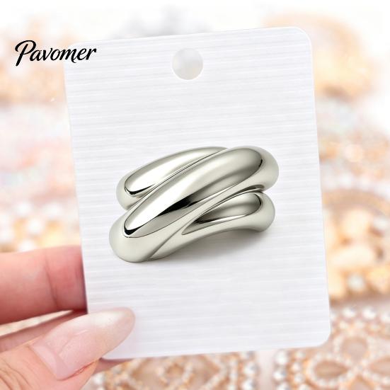 Daily Wear Brooch Minimalist Arched for Men Women, Golden Silver Alloy Lapel Pin Pin, Decorative Accessory Coats Dresses Suits Sweaters Anti Oxidation