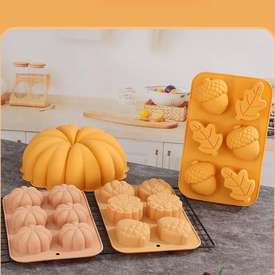 Halloween Silikon Kuchenform Kalt Hausbackform 6 Fächer Kuchenform Seifenform