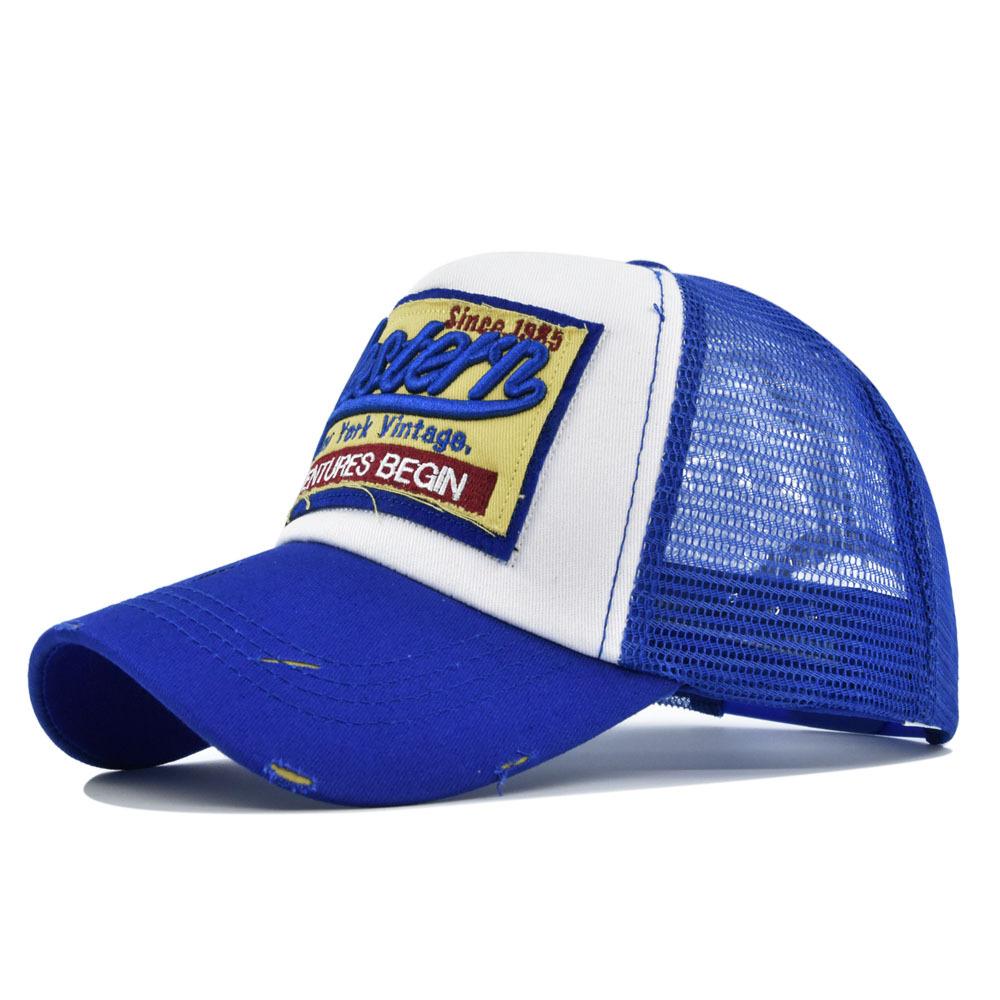 Cappellino da Baseball Estivo Primavera Uomo Donna Cappello da Sole per Sport all'Aperto Protezione Solare Cappello Hip Hop Rete Traspirante Regolabile Snapback