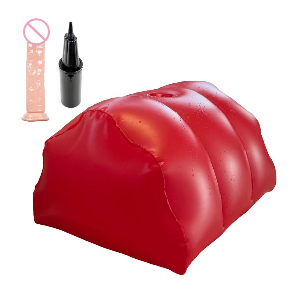 PVC Inflatable Sex Position Pillow Cushion Ramp Sofa Bed Adult Sex Toys For Woman Couples Sex Furniture With A Hole For Dildo