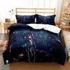 3D Teddy Bear Series Bedding Set Cartoon Anime Down Duvet and Pillowcase, Microfiber Fabric Washable and Quick Drying Home Decoration