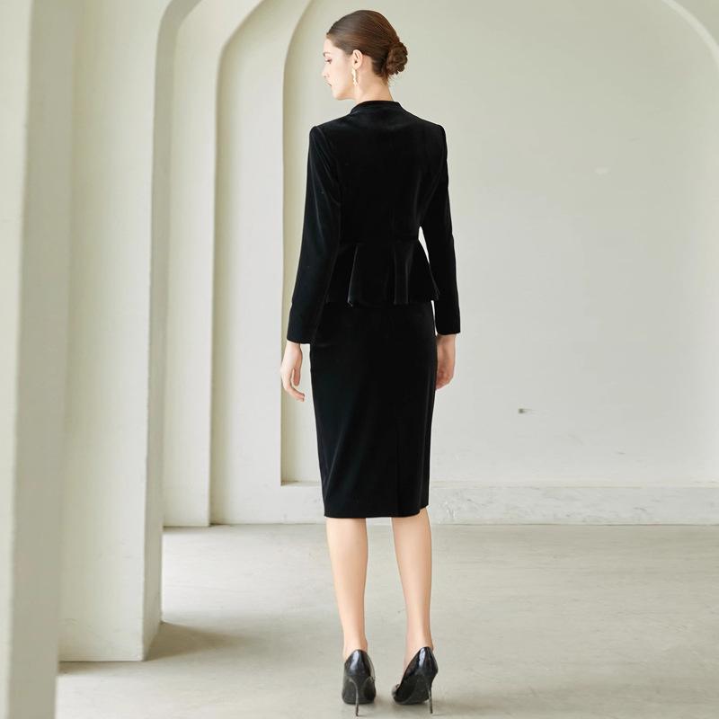 Velvet Goddess Professional Women's Slimming Skirt Suit