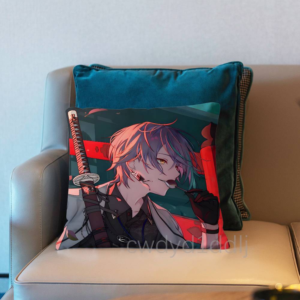 Project SEKAI Rui Kamishiro Pillow Case Short Plush Sofa Decorative Gift Home Double-sided Printing Cushio