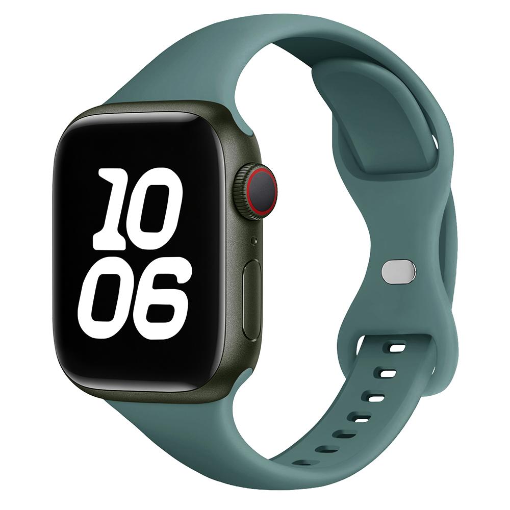 Slim Silicone band For apple watch 11 10 46mm Ultra 3-2 49mm series 9-8-7 41mm 45mm 44mm sport bracelet iwatch 4 6 5 SE 3 Strap