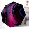 1 Stück Automatisch faltbarer Regenschirm mit Schlangenmuster, Tragbares & faltbares Design mit 8 Speichen, Lässiges Outdoor-Accessoire yy250805137