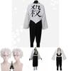 Stunning Demon Slayer Kimetsu No Yaiba Wind Pillar Sanemi Shinazugawa Cosplay Costume Set For Anime Enthusiasts
