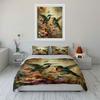 Hummingbirds over floral arrangement. Bedding sets Duvet cover sets Duvet covers Pillowcases(1 * Duvet Cover 2 * Pillowcases without duvet insert)