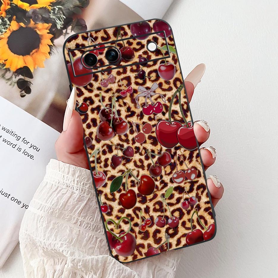 Für Google Pixel 8A Hülle Pixel8 Pro Niedliche Katze Löwe Bemalte Abdeckung Weiche TPU Handyhülle Für Google Pixel 8 Pro Pixel8A Fundas Bumper