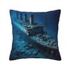 RMS Titanic Square Pillowcase Pillow Cover Cushion Zip Decorative Comfort Throw Pillow for Home Sofa