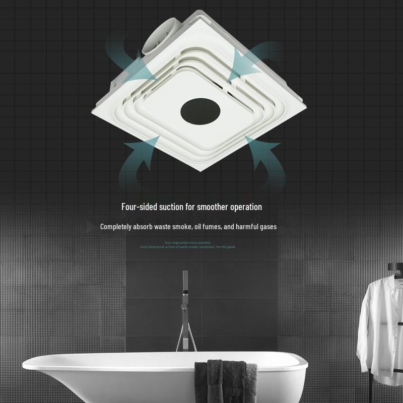 300x300 Silent Integrated Ceiling Ventilation Fan for Bathroom and Kitchen