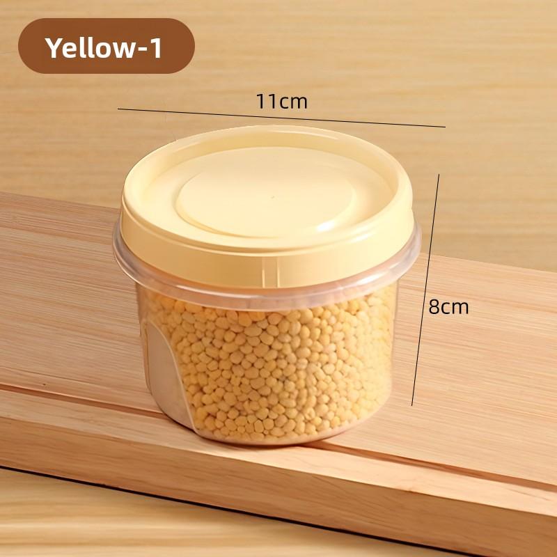 High-temperature Resistant Round Covered Refrigerator Fresh-keeping Box, Small Fruit Storage Box, Microwave Oven Heating Bento Box, Sealed Jar