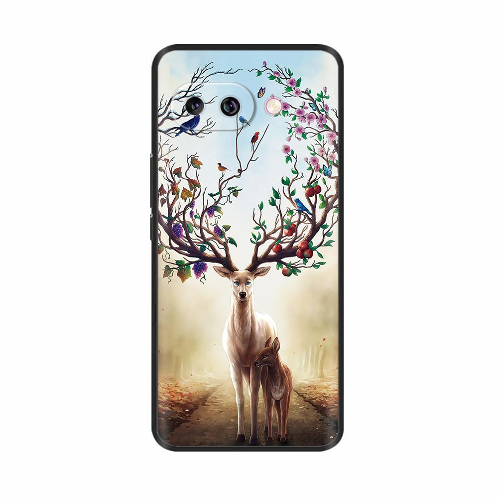 For Google Pixel 9A Case Luxury Soft Silicon Pattern Painted Back Cover For Google Pixel 9A GXQ96 GTF7P G3Y12 Phone Cases Bags