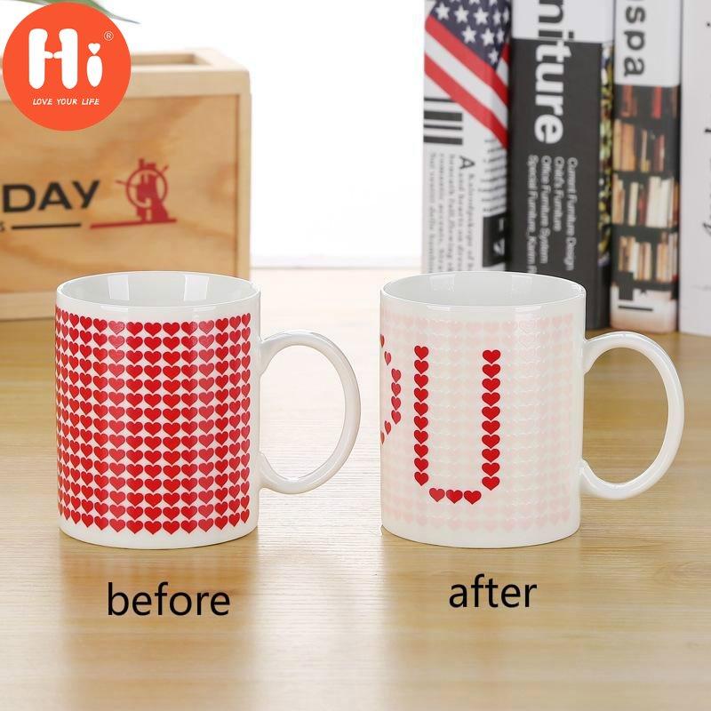 Hi Color Changing Coffee Cup Creative Good Morning Color Changing Cup Ceramic Mug