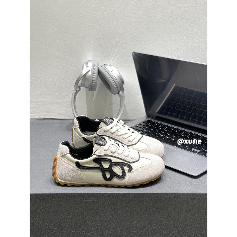 

Новые женские весенне-летние новые модели показывают рост, ультралегкая плоская подошва, ретро, универсальные 35 бежевый