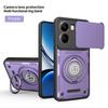 Slide lens protection Case For Poco X8 Pro Redmi Turbo 5 Rotate Magnetic Ring Holder Shockproof Hard Cover For POCO X8Pro Bumper