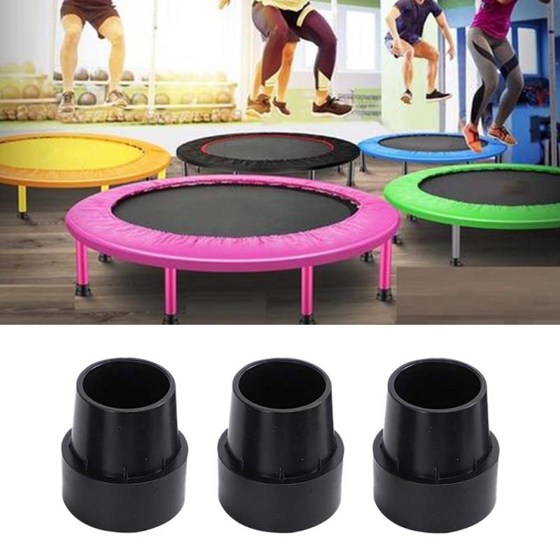 3Pcs/Set Jumping Bed Pipe Cover Sets Mini Caps Replacements Trampoline Leg Cap No-Slip Feet Mat Cover Mute Children