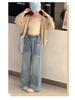 Spring 2026 Girls' Wide-Leg Denim Trousers for Kids - Stylish Spring/Autumn Wear