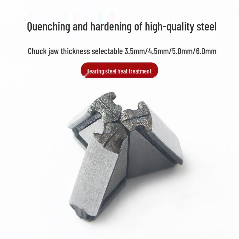 Precision Automatic Self-Tightening Drill Chuck 1-13mm, Three-Jaw Wrenchless Clamping Head