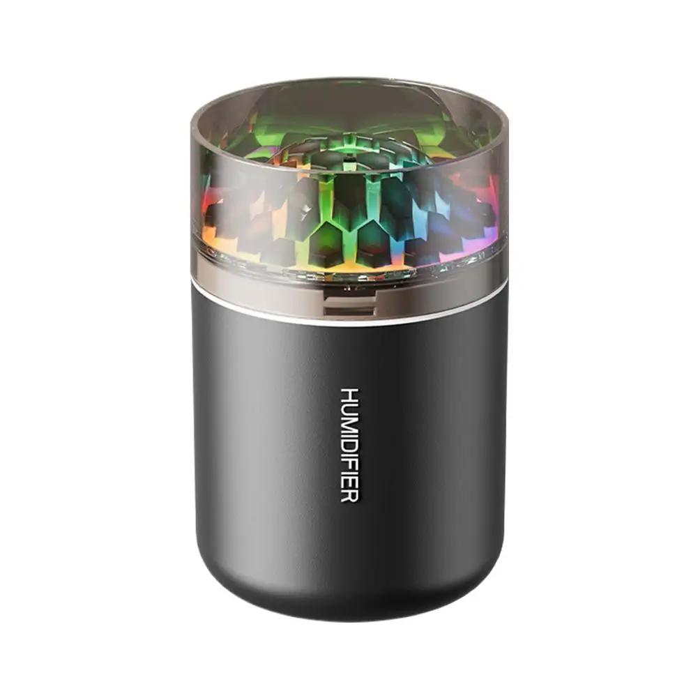 Portable Car Fragrance Cool Mist Humidifier, Super Quiet Colorful Atmosphere Lights Deodorizing And Purifying The Air For C E0O2