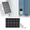 Security Camera Solar Panel  r Wall Mounted 3W 5V Monocrystalline Solar Panel for Video Doorbell 4 3 Plus 2
