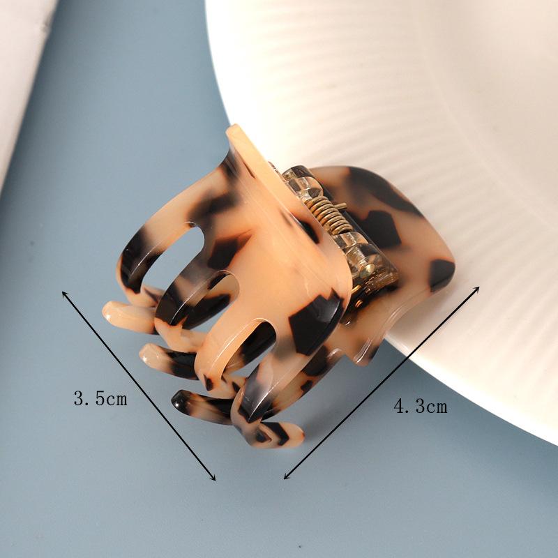 Fashion Hair Clips for Women Small Claw Clip Elegant Colorful Acetate Hair Clip Girls Hair Accessories Crab Hair Clip Hair Clips