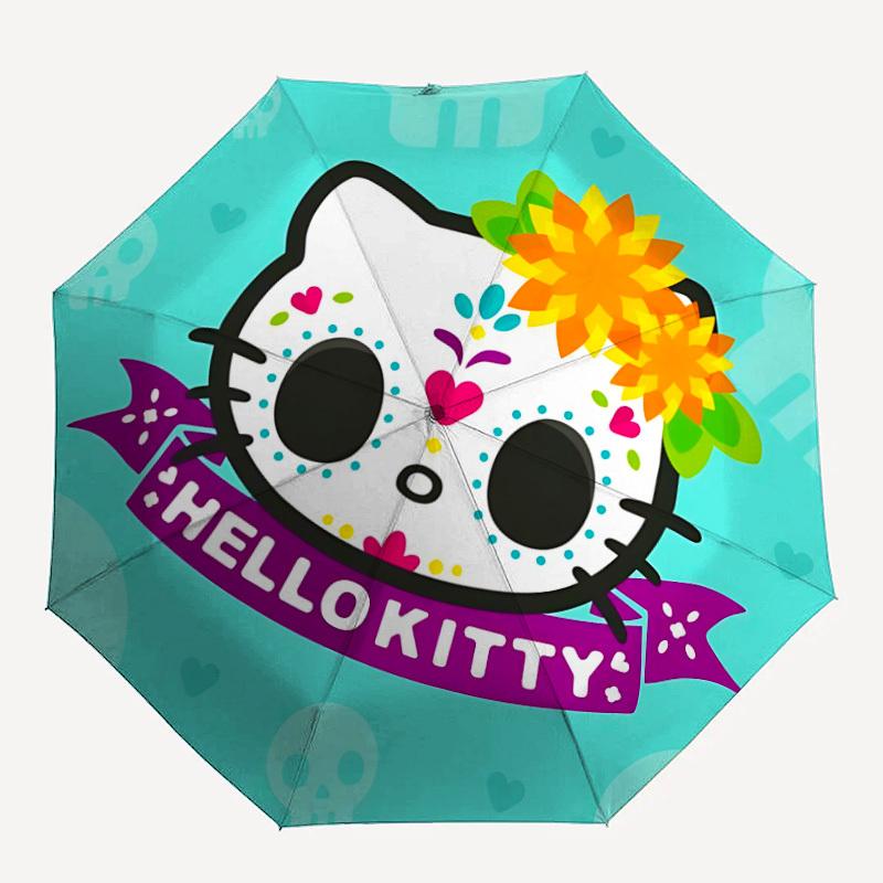 

1pc Hello Kitty Automatic Umbrella 8-Bone Design Compact Gear for Outdoor Travel, Perfect Gift for Friends or Family yy250829131