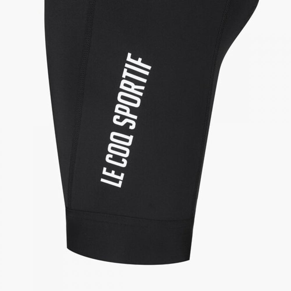 Le Coq Sportif Women S 4 Short Bib ShortS Blk   Qp122cpf22