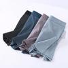 Men's Summer All-Cotton Mid-High Waist Boxers: Plus Size Striped Breathable Briefs