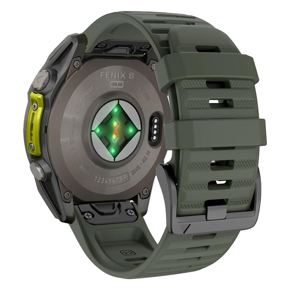 Pulseira de Relógio 22mm 26mm Para Garmin Fenix 8 Pro E 47mm 51mm/6 6X 7 7X Solar/Epix/Tactix/quatix/Instinct 3 Pulseira de Silicone