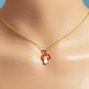 Stainless Steel Delicious Fruit Watermelon Strawberry Charms Necklace Boho Chain Sweet Dopamine Woman Choker Jewelry Gift