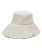 Eondeokeonteulolseutyudio Cotton Wide Bucket Hat Wide Bucket / Big Eye Linen / Sand Beige