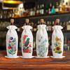 4Pcs 5D/DIY Diamond Art Label Liquor Bottle Cover Multi-Purpose Crystal Painting Wine Bottle Bag for Wedding Birthday Holiday