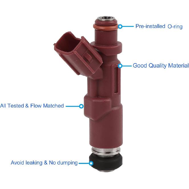 4 Pcs 23250-97401 Fuel Injector OE Replacement Nozzle