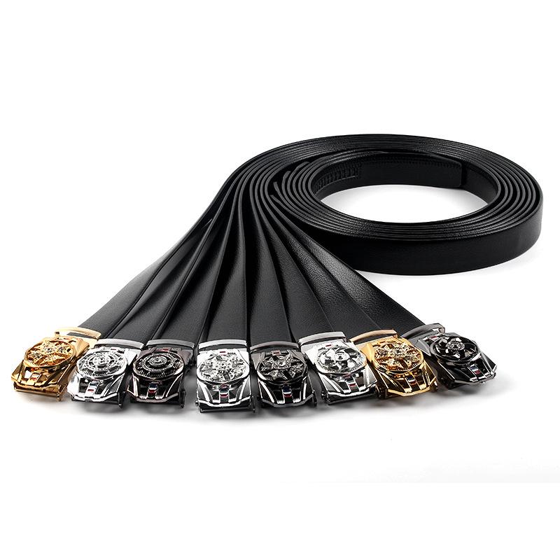 

Men s Lucky Leather Belt: Fashionable Trend for Jeans – A Timeless Gift for All Ages 120 cm