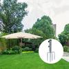 New Patio Umbrella Holder Stake Weather-Proof Outdoor Beach Sand Yard Lawn Umbrella Stand Base Ground Spike Umbrella Accessories